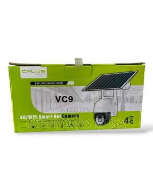 Calus 4g Sim Card Solar CCTV Camera With PTZ Inbuilt Battery