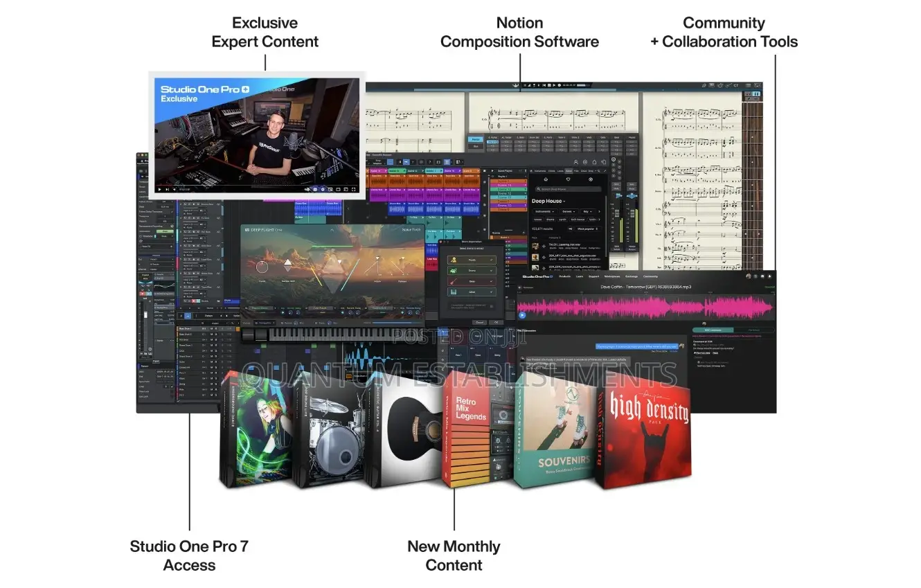 Presonus Studio One Plus Content [Win/Mac/Linux]