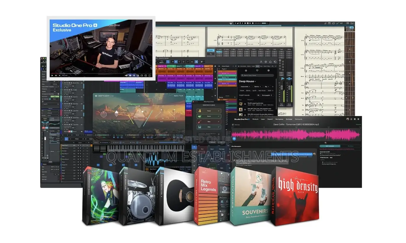 Presonus Studio One Plus Content [Win/Mac/Linux]