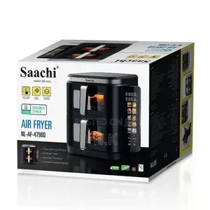 Saachi 11l Double Chamber Digital Air Fryer Nl-Af-4796d