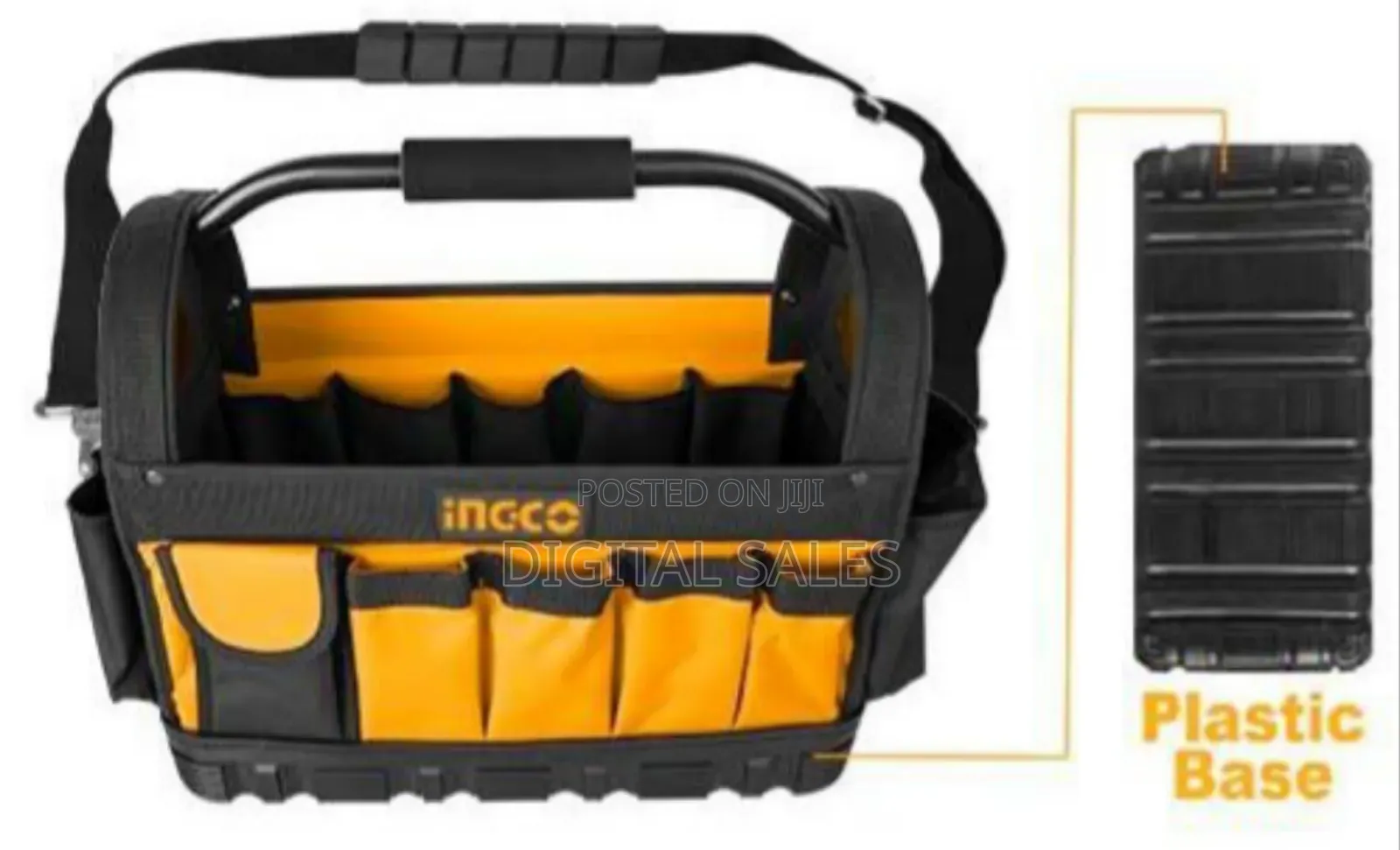 Ingco Tools Bag 10kg Max Load - Orange /
