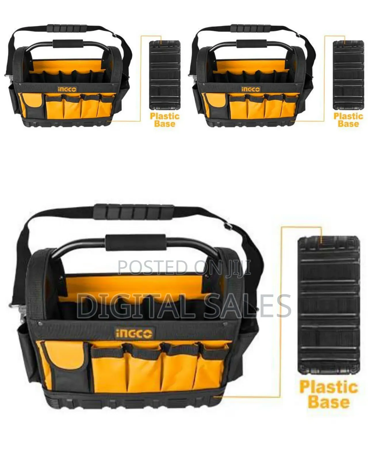 Ingco Tools Bag 10kg Max Load - Orange /