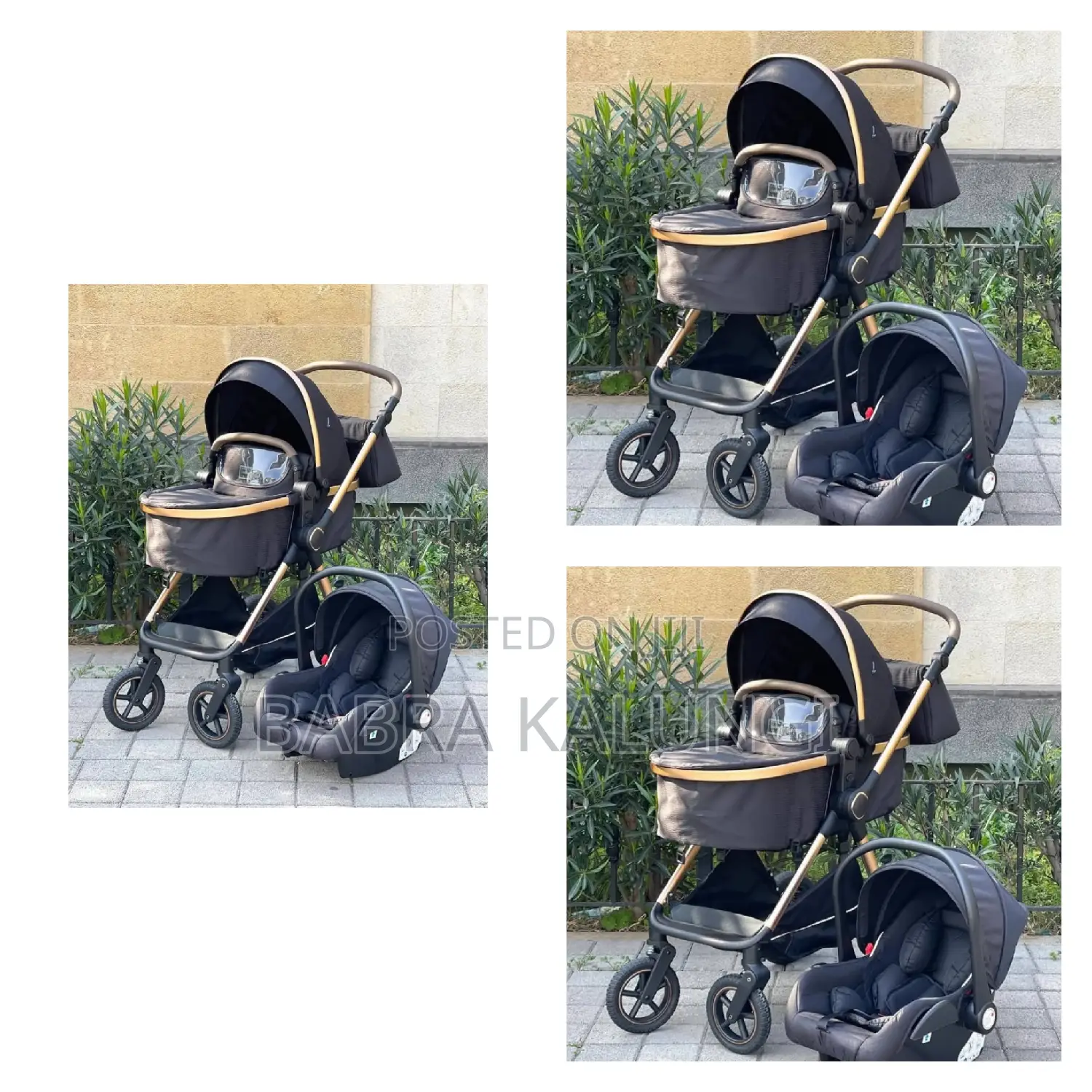 Baby Stroller, Foldable Luxury Infant Carriage