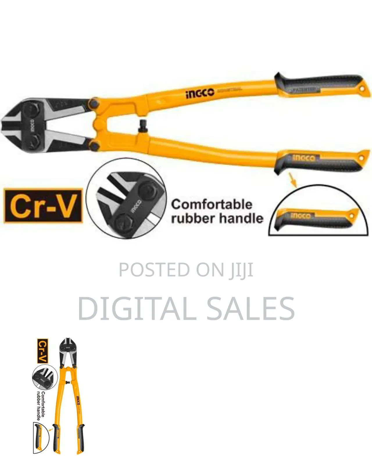 Ingco Bolt Cutter Size:30" 13mm - Orange
