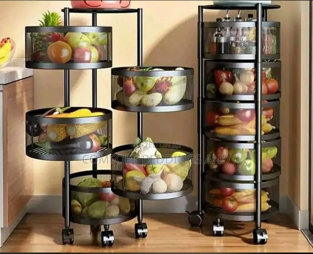 Round Kitchen Spice Rack