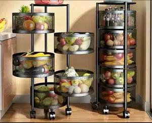 Round Kitchen Spice Rack