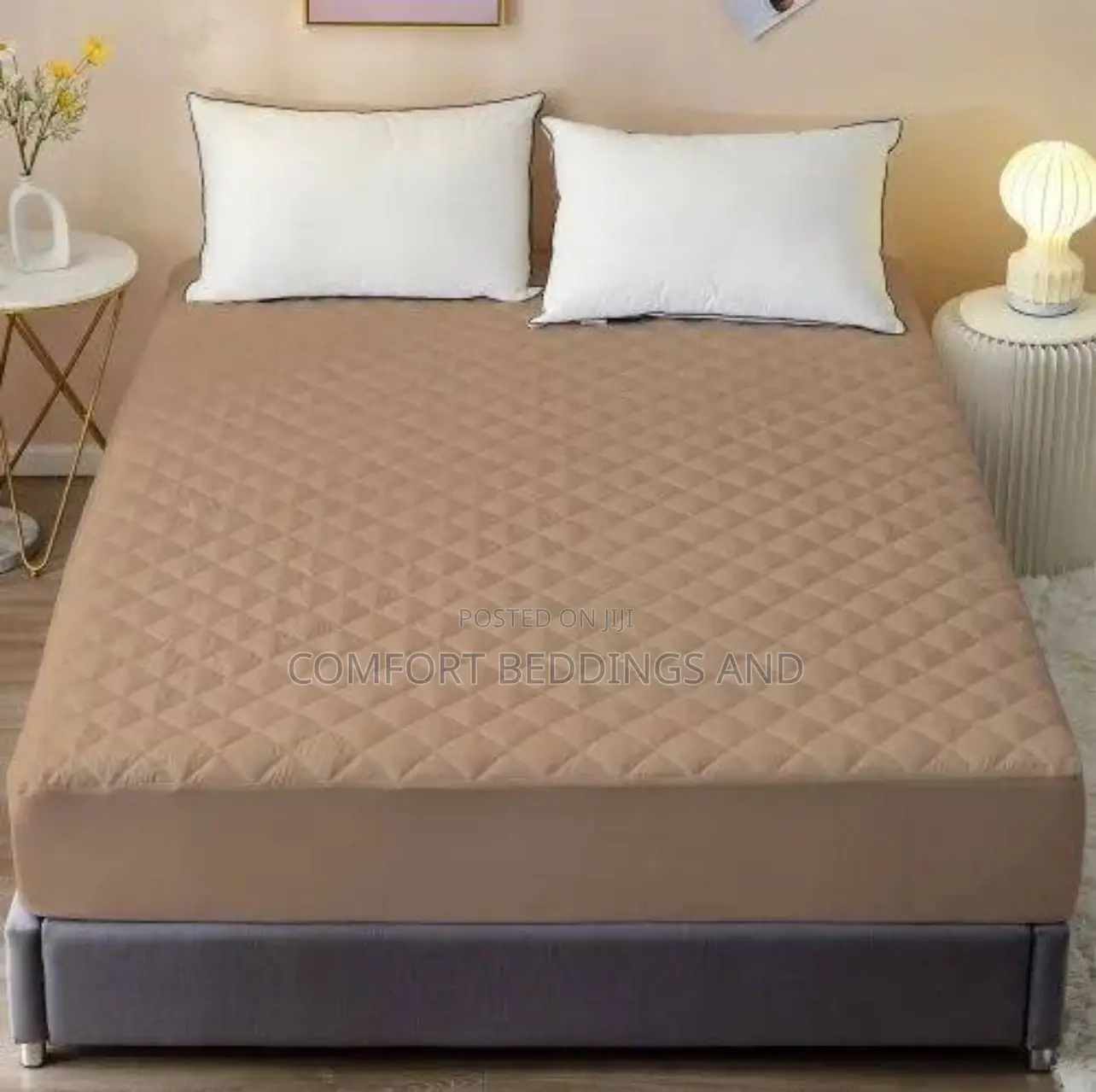 Six By Six Waterproof Mattress Protector Brown
