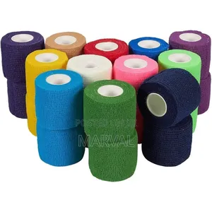 A Self-Adhering Bandage or Cohesive Bandage