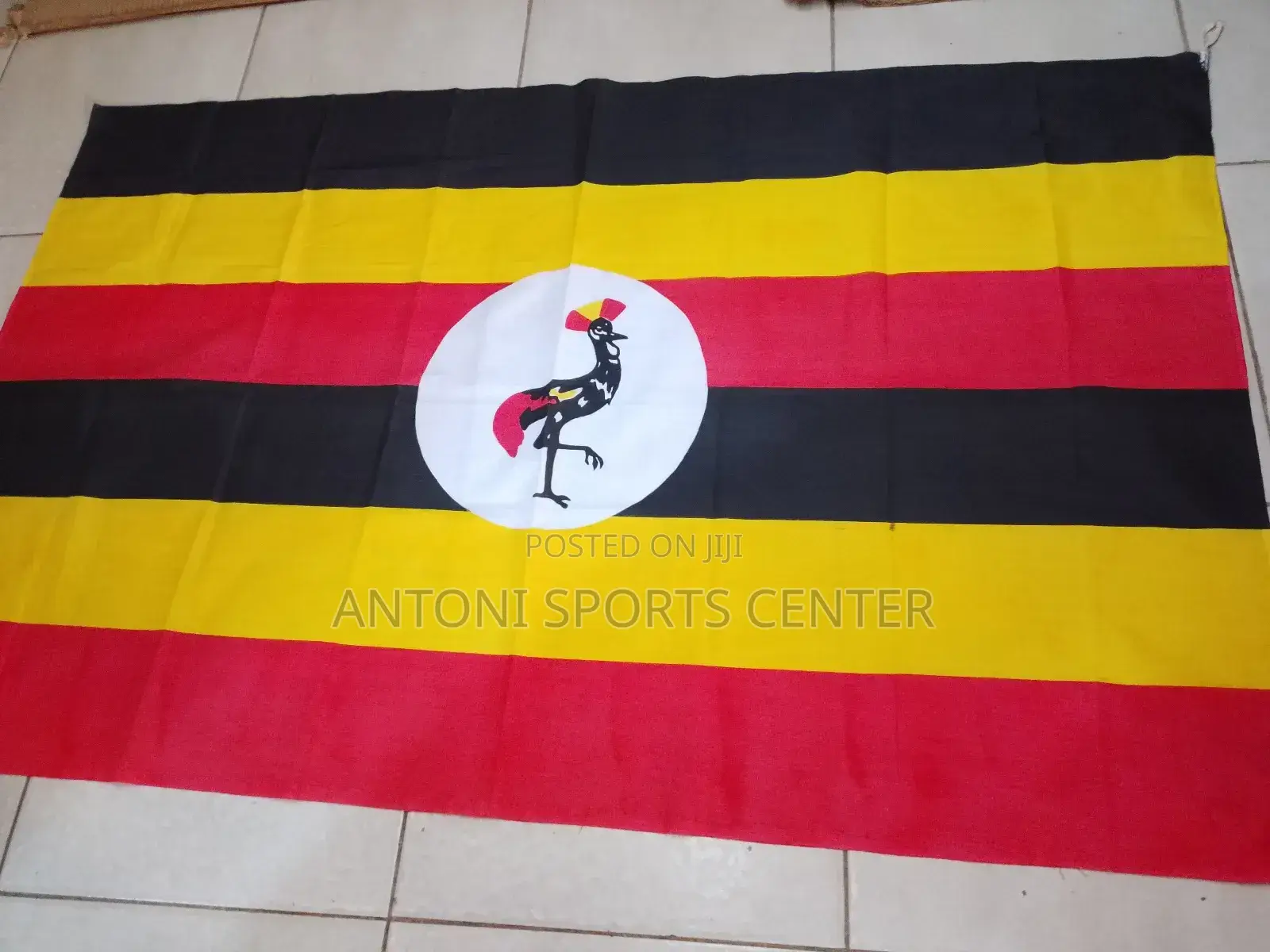 Cotton Ugandan Flag