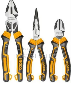 Ingco Hkhlps2832 - 3 PCS High Leverage Pliers Set - Orange