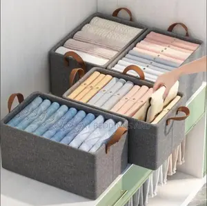 Clothes Storage Boxes Gray