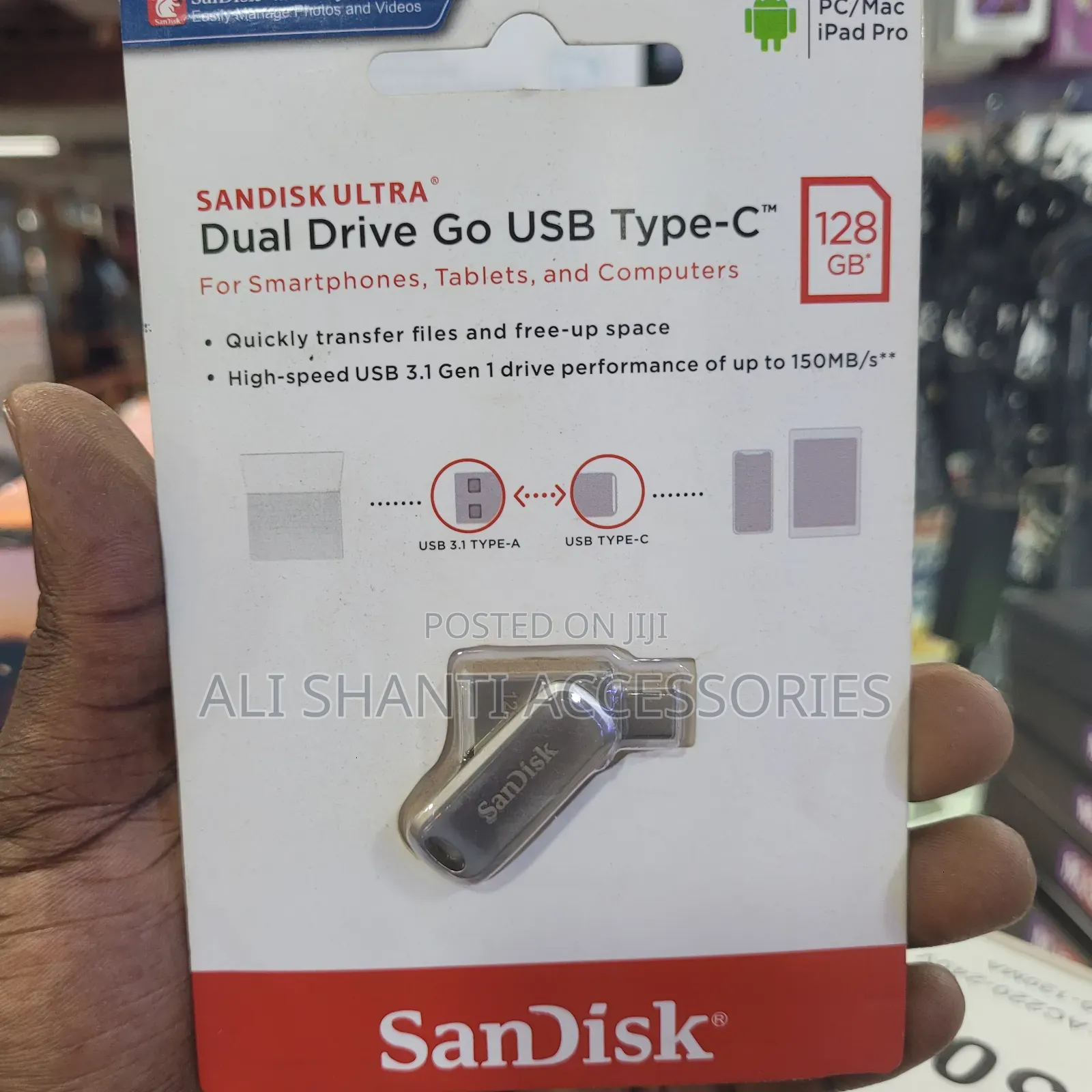 128gb Flash Dual Drive Usb Type-C