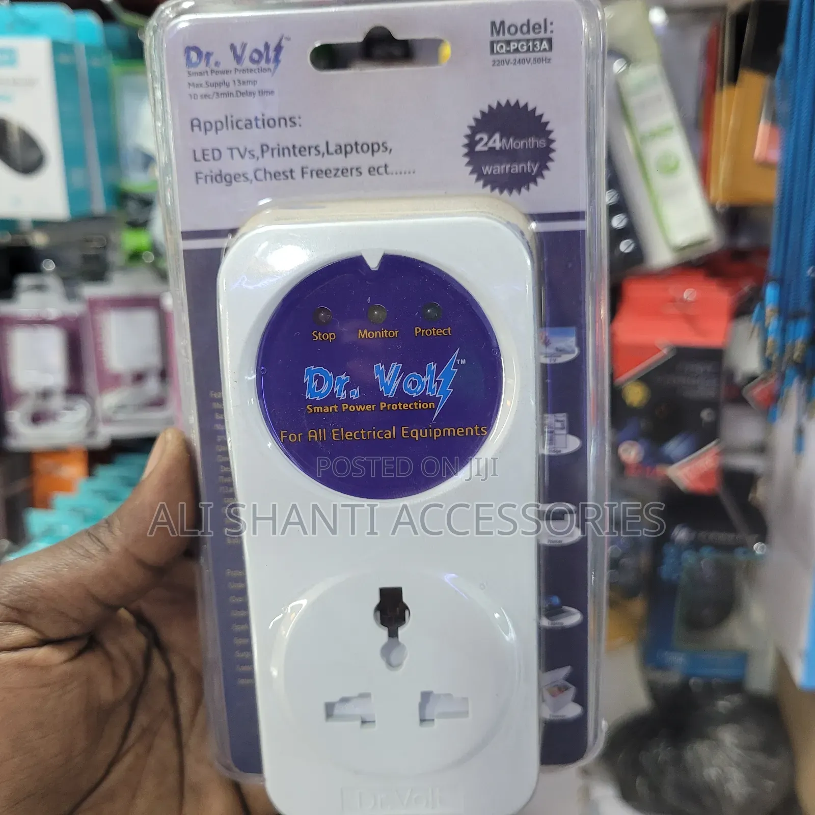 Dr Volt Power Protector for Tv, Fridge 13amps