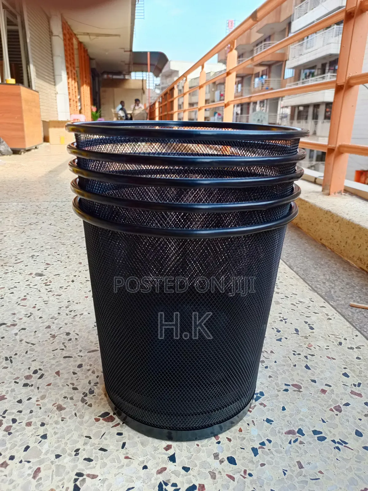 Metal Mesh Waste Bin(Medium)