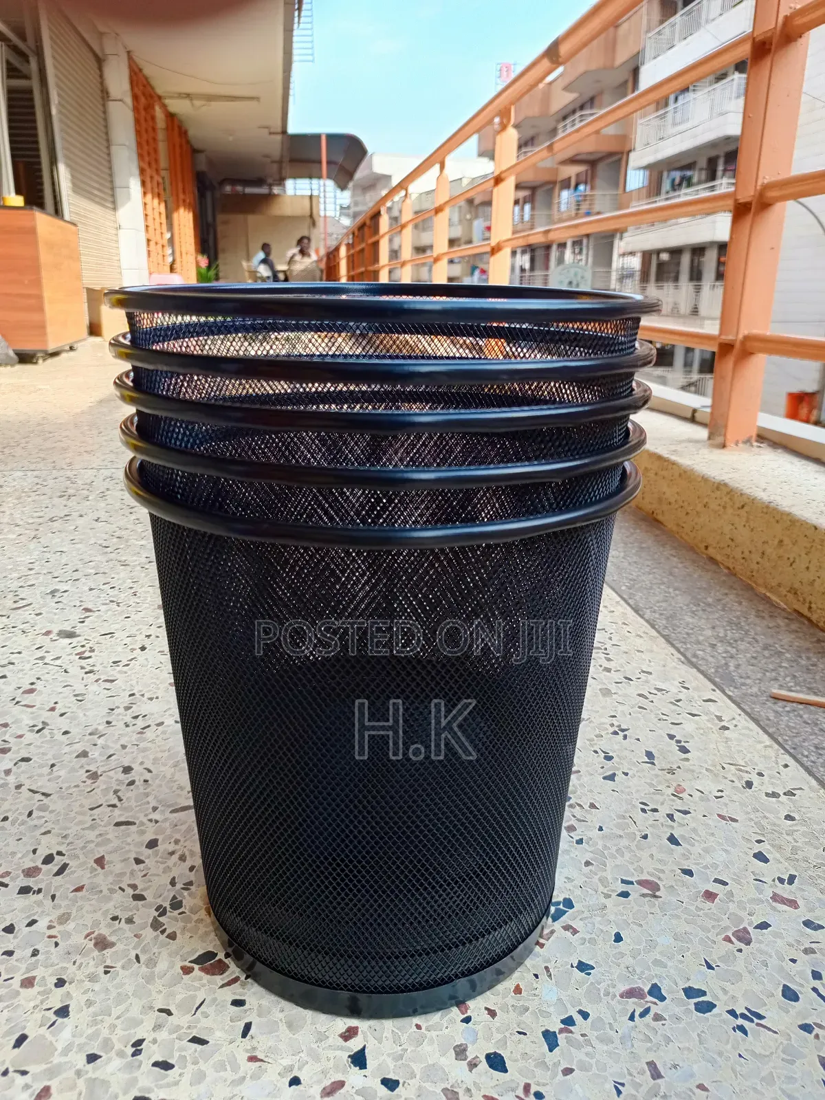 Metal Mesh Waste Bin(Medium)
