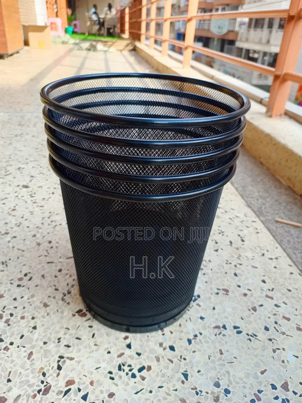 Metal Mesh Waste Bin(Medium)