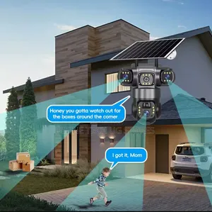 3 Lens 5g Solar Ai Human Detection Security Camera