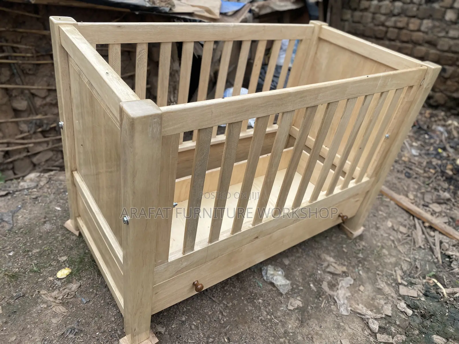 Baby Cot With Bottom Drawer