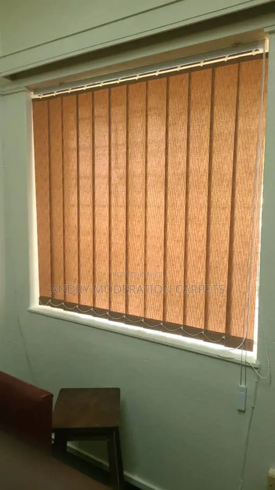 Simple Vertical Office Blind Curtains