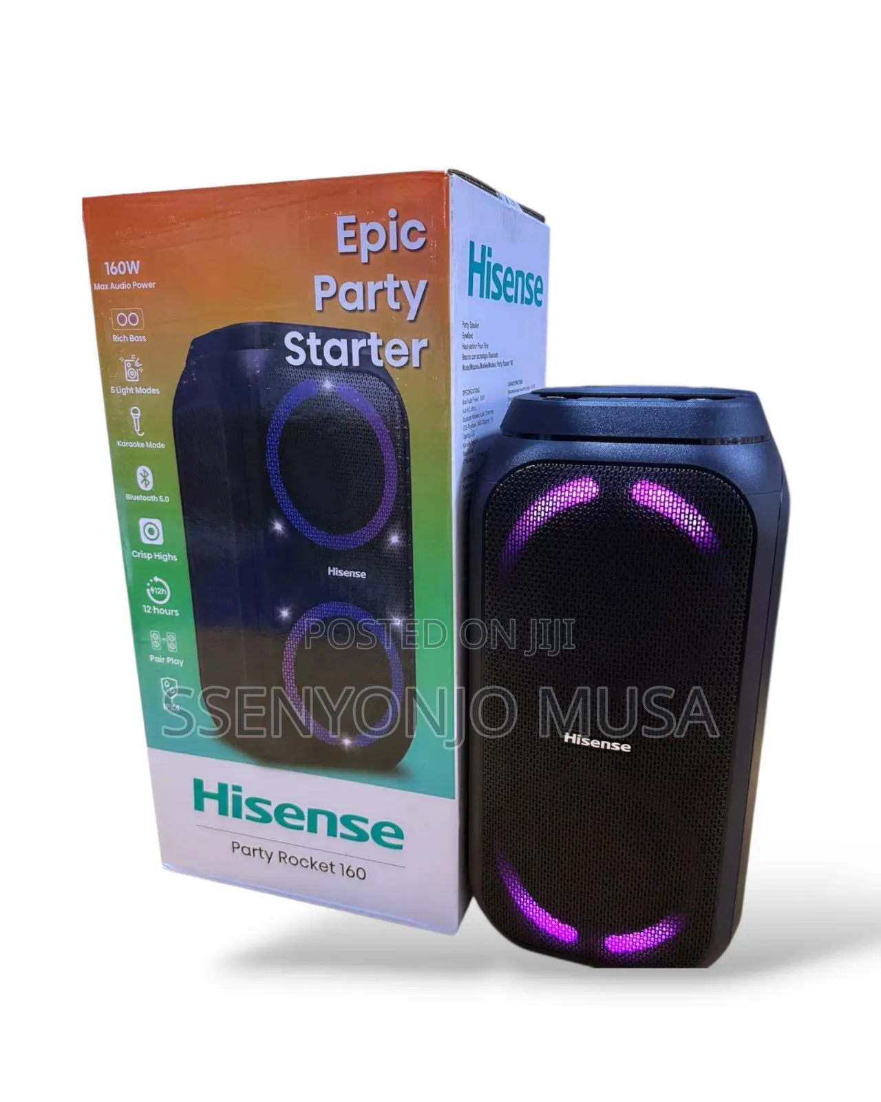 Hisense Party Rocket Portable Bluetooth Speaker