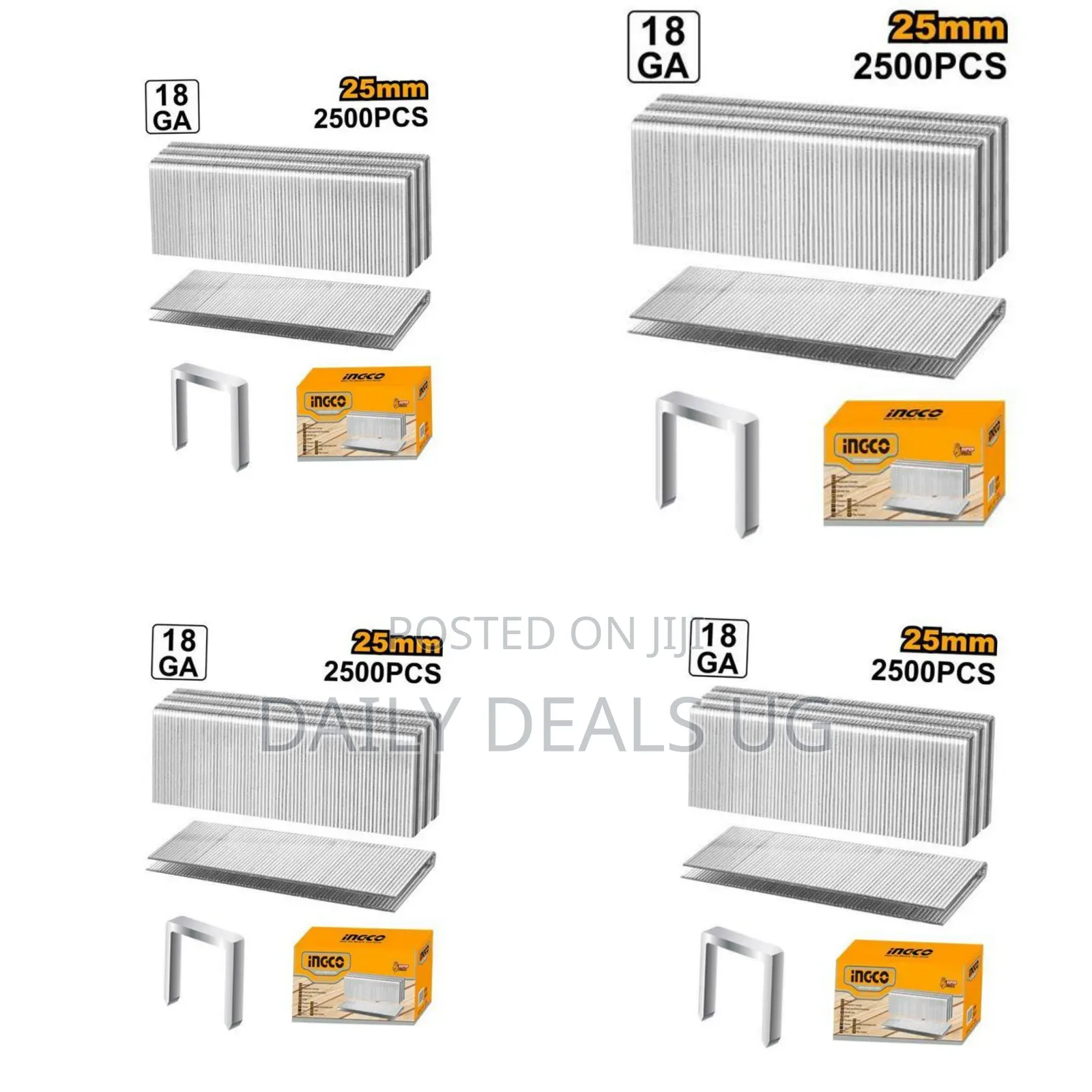 Ingco Ast18251 -Crown Staple -Orange