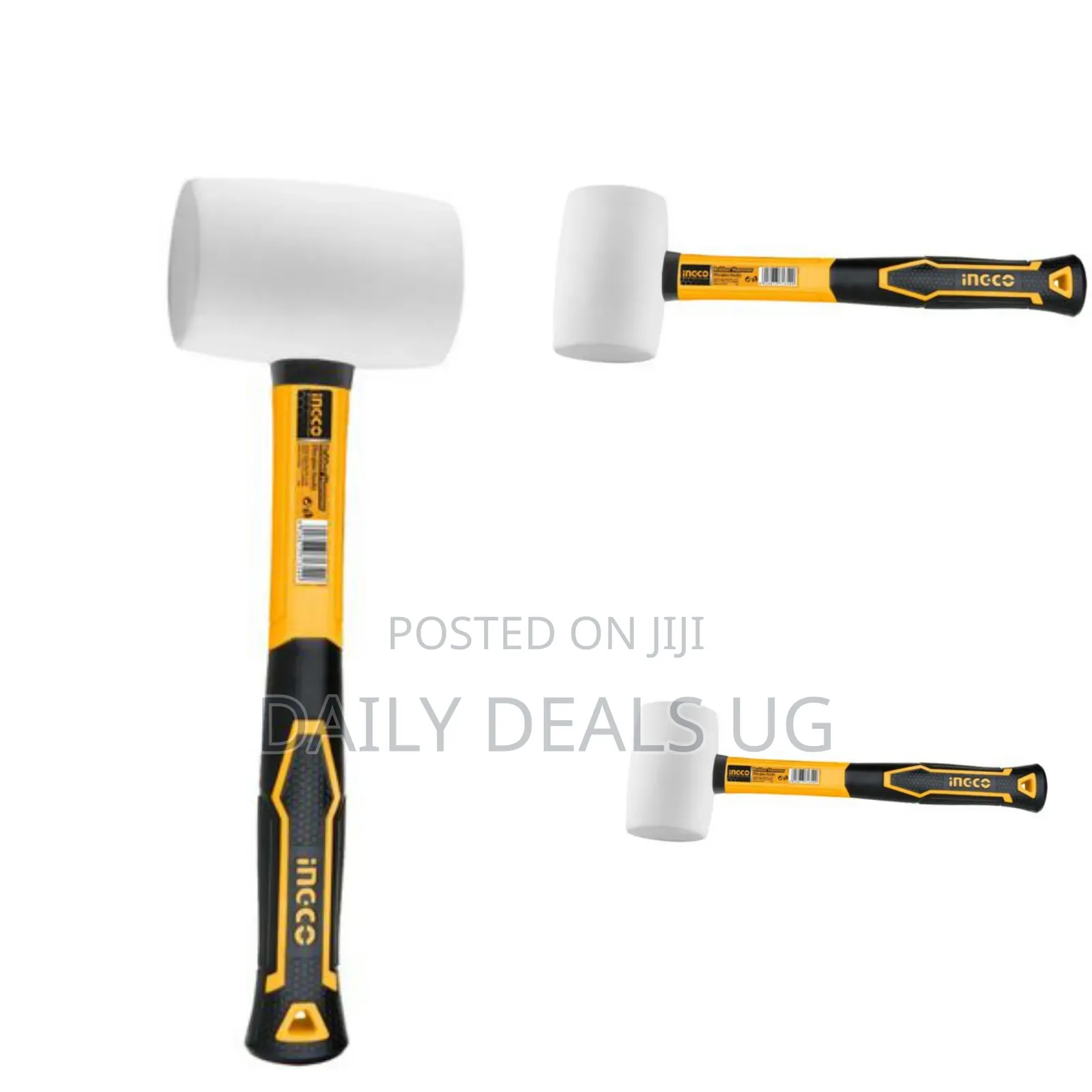 Ingco Hruh8308 -Rubber Hammer -Orange