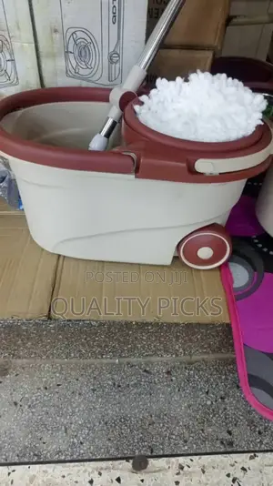 Spin Mop Bucket Set Microfiber Mop for Home Cleaning