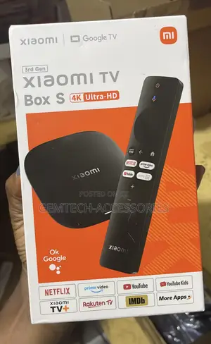 Xiaomi Tv Box S (3rd Gen) Ultra-Hd With Google Tv