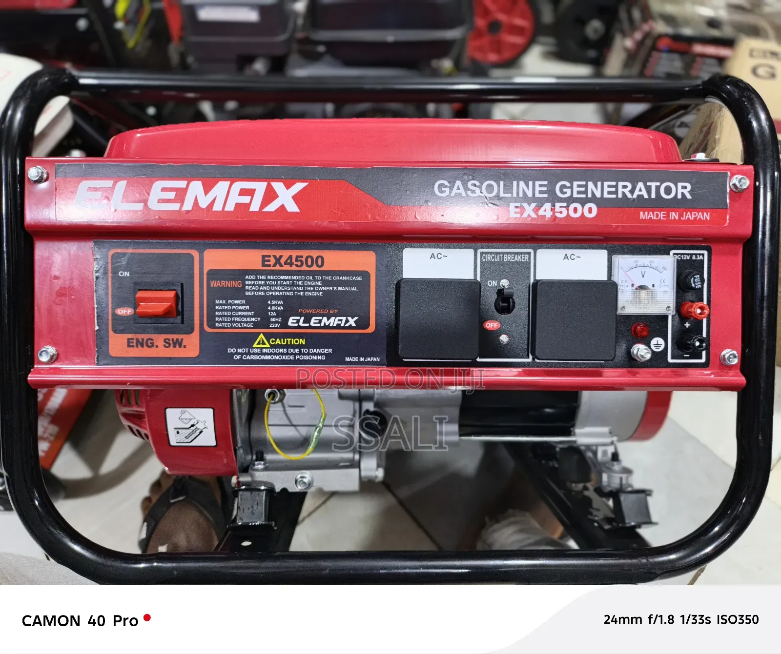 4.5kva Elemax Generator