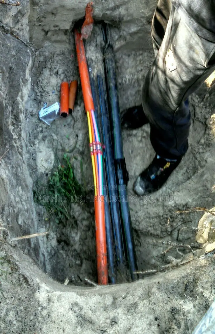 Fiber Optic Trenching Cabling