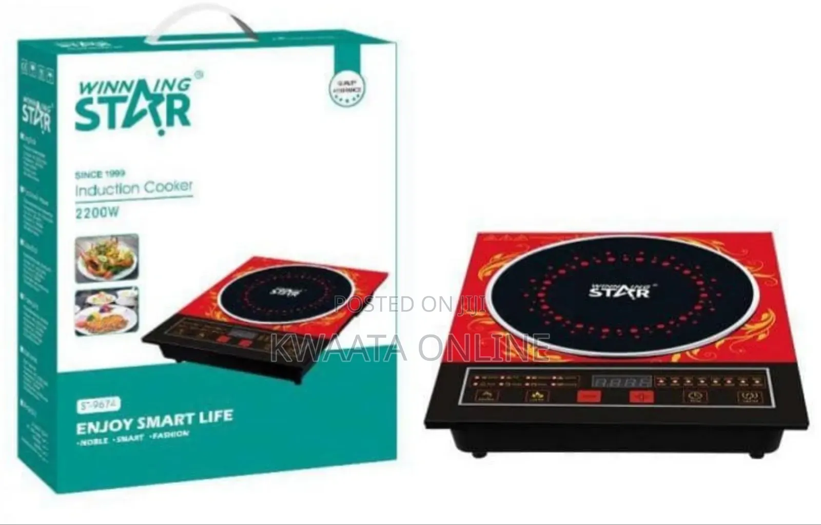St-9674 Winning Star 2200w Single Induction Cooker With Multifunction