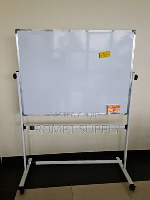 90x120cm Whiteboard With a Stand Plus Markers Eraser