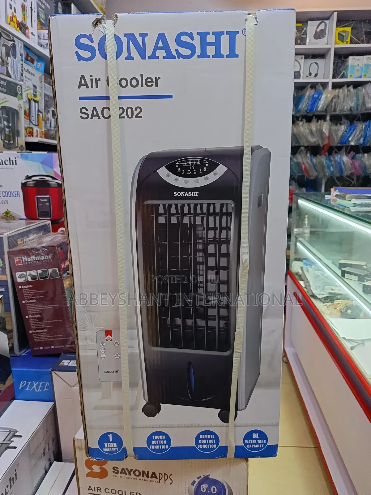 Portable Air Cooler 6litre/Sonashi Air Cooler