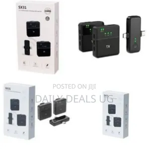 Sx31 Multi- Functional 3 in 1 Wireless Microphone for Camera