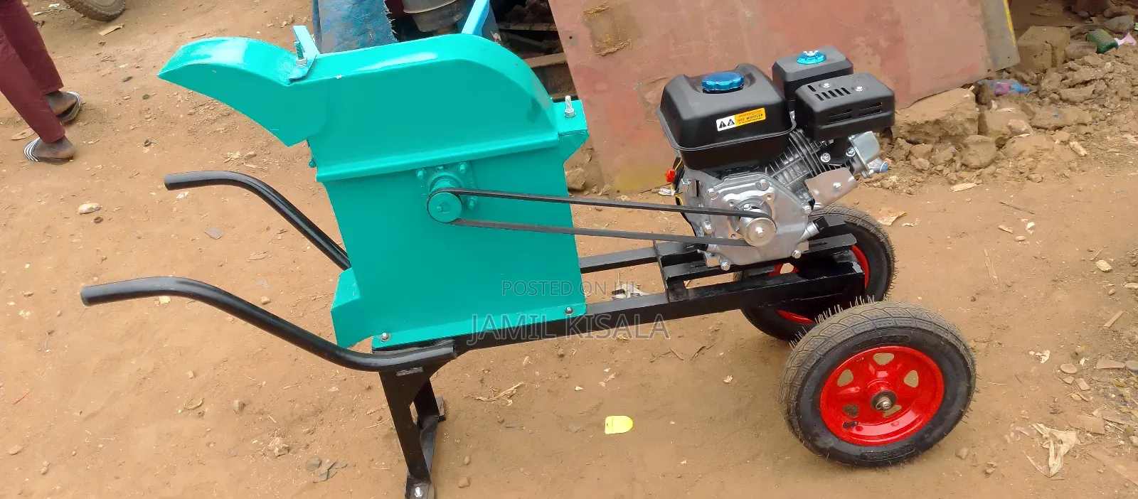 Silage Machine With Wheels and a 8hp Petrol Engine