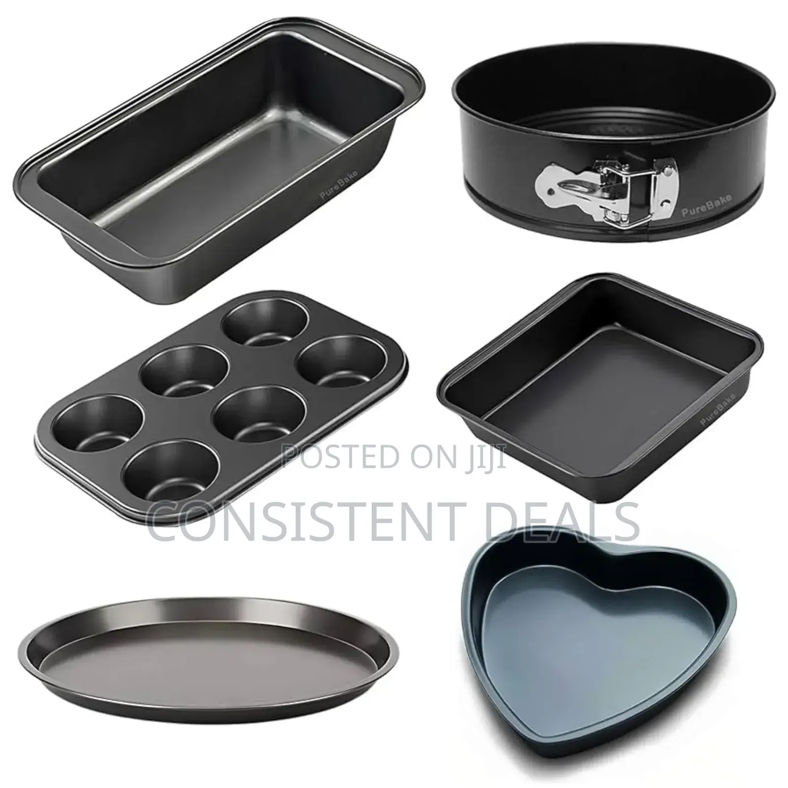 6pcs Cake Baking Molds