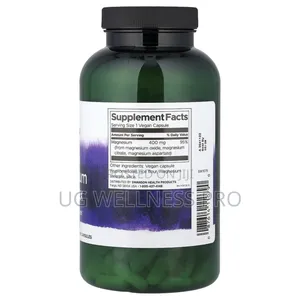 Swanson, Triple Magnesium Complex, 400 Mg, 300 Vegan Capsules