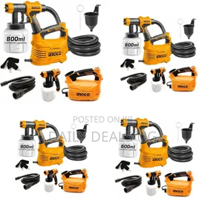 Ingco Spg5008-8 HVLP Spray Gun -Orange