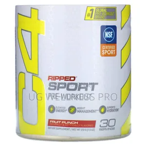 C4 Cellucor, C4 Sport Ripped, Preworkout, Fruit Punch, 30 Servings