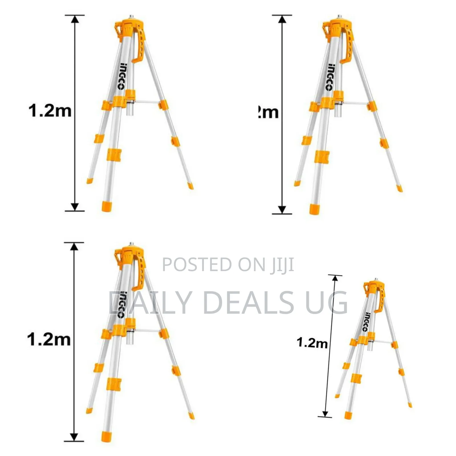 Ingco Hllt01152 -Tripods for Laser Levels -Orange