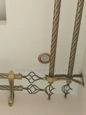 Alumiun Curtain Rods and Endcaps