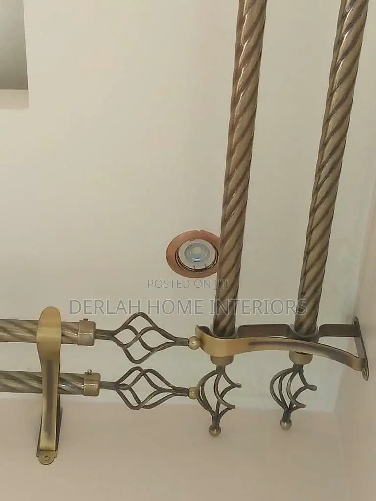 Alumiun Curtain Rods and Endcaps
