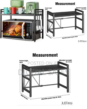 Adjustable Microwave Organizer