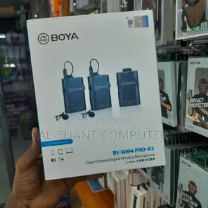 Boya By-wm4 Pro K2 Dual Channel Wireless Microphone
