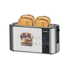 Sonifer 4-Slice Bread Toaster With Baking Rack
