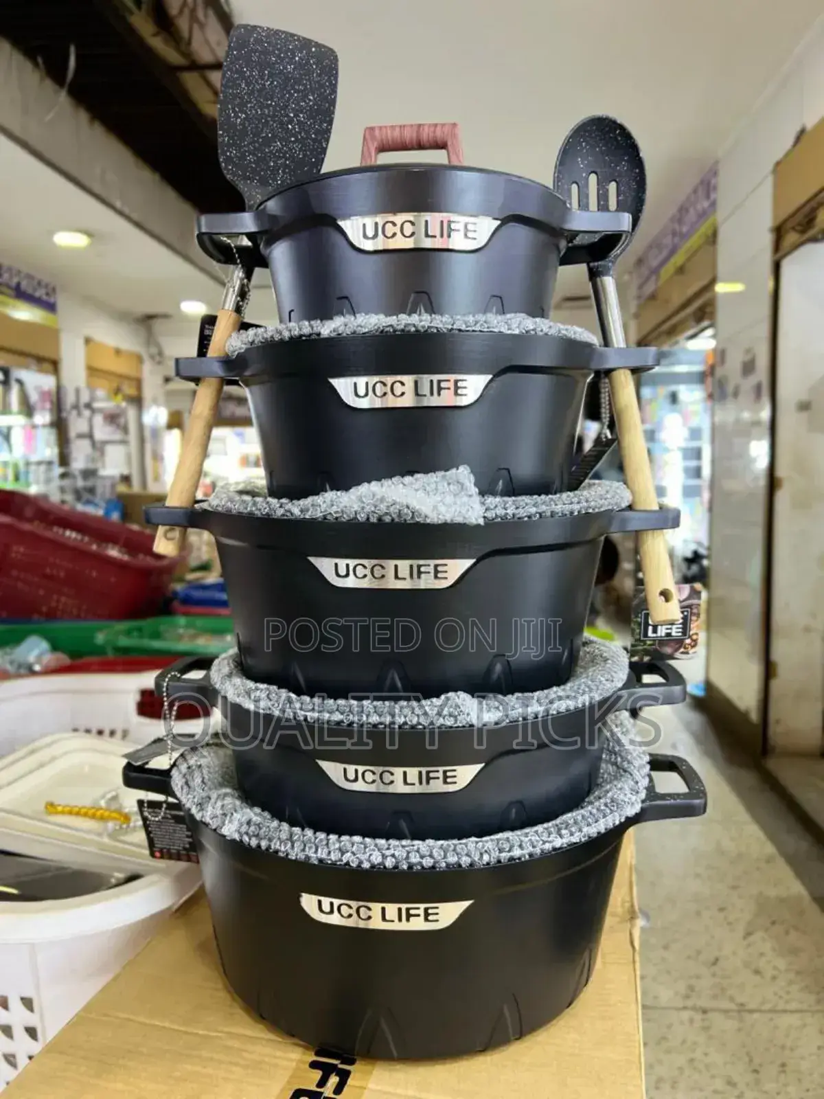 12-Piece Granite Cookware(Non-Stick).