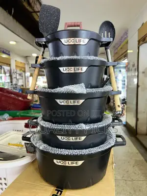 12-Piece Granite Cookware(Non-Stick).