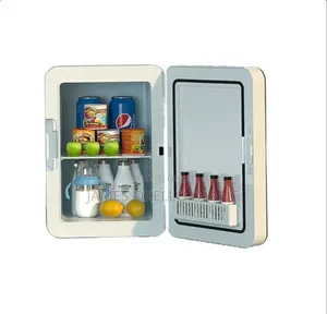 Mini Car Fridge Suitable for Both Car and Home.