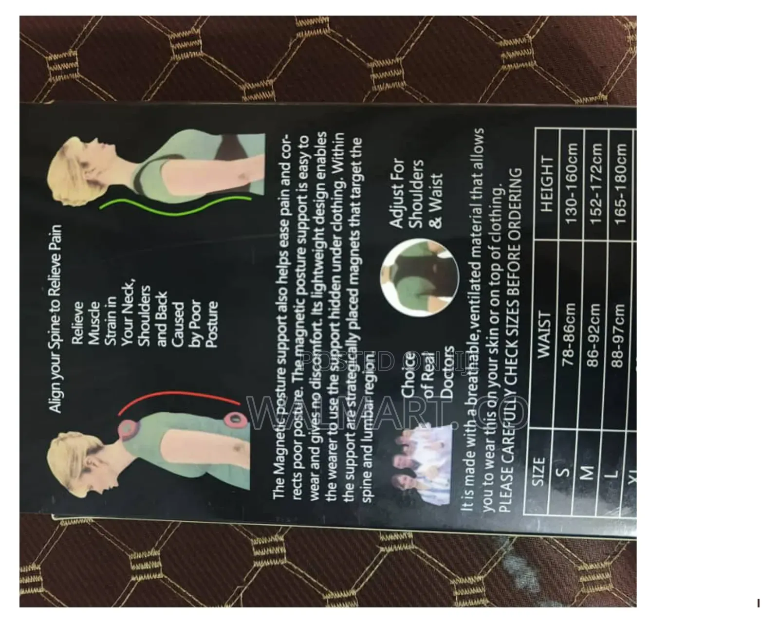 Real Doctors Posture Support Brace
