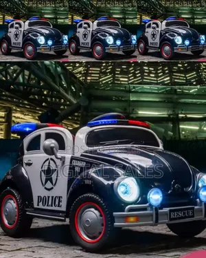Powerche Police Ride Kids Ride Car